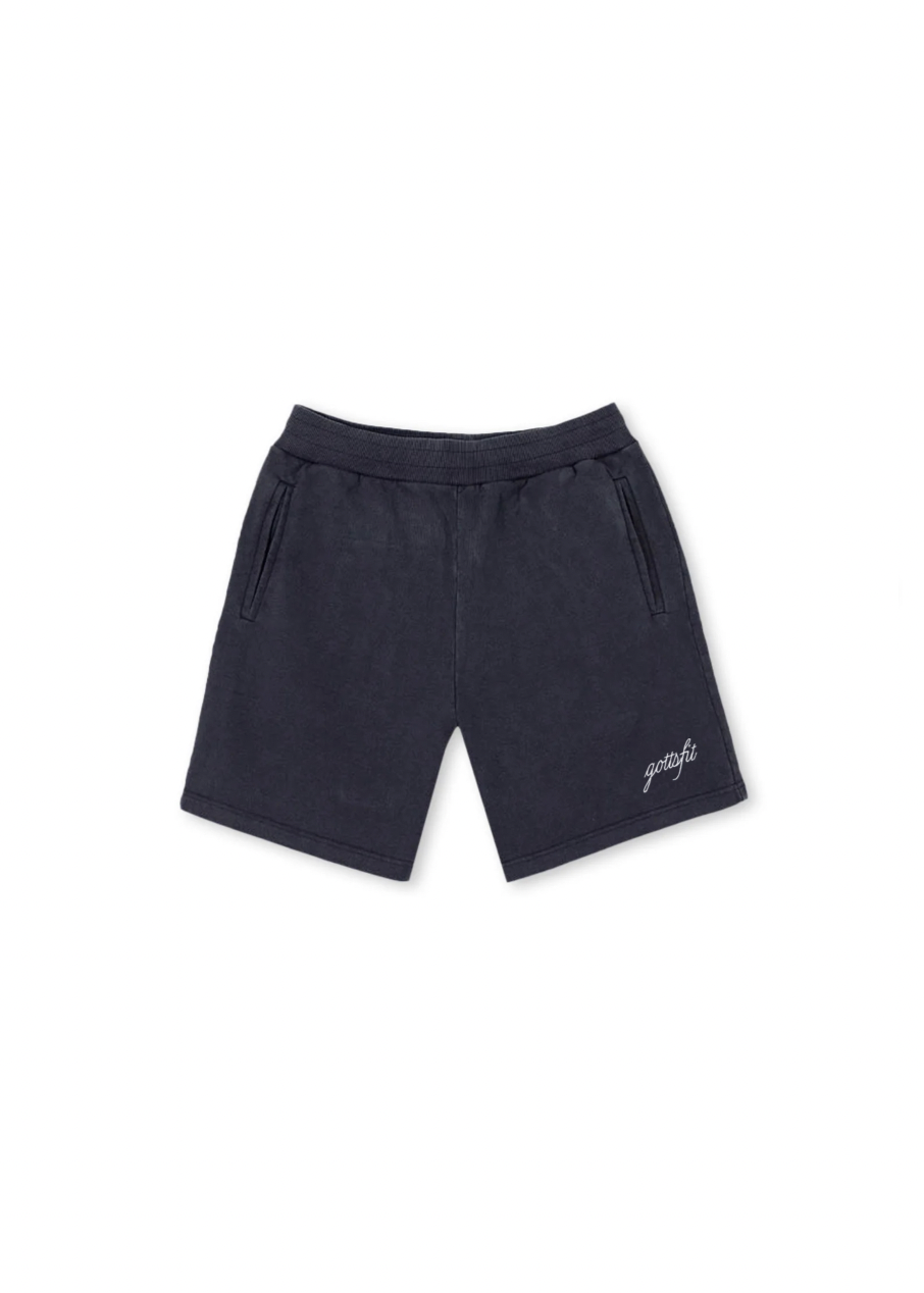 WASHED BLACK SWEATSHORTS